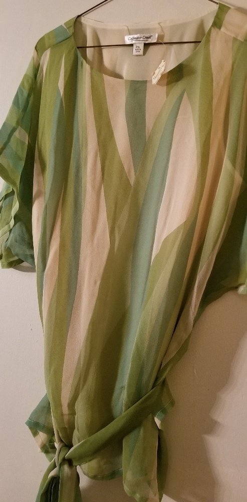 Nice casual shirt with belt...never worn, new with